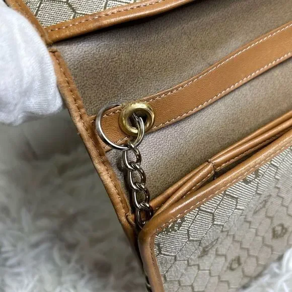 Christian Dior French Beige Vintage Trotter Bag - Picture 14 of 15